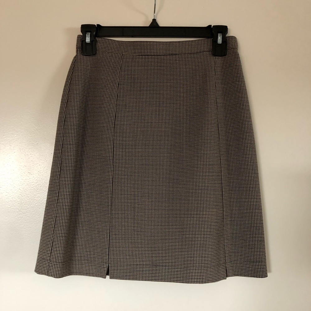 Plaid mini skirt